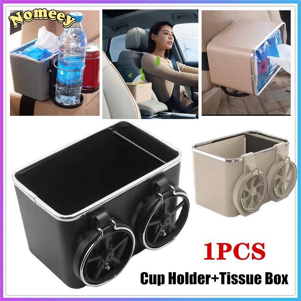 Hộp đựng đồ trên ô tô đa chức năng, đựng khăn giấy, bình nước...