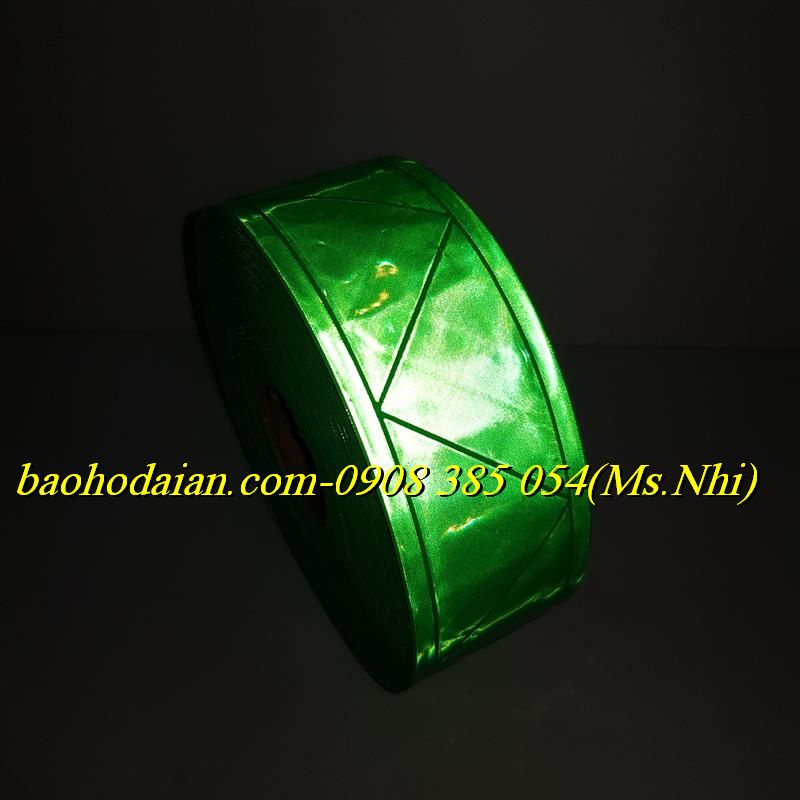 Cuộn phản quang nhựa hoạt tiết W 5cm x 50m may kèm quần áo- Nhiều màu lựa chọn
