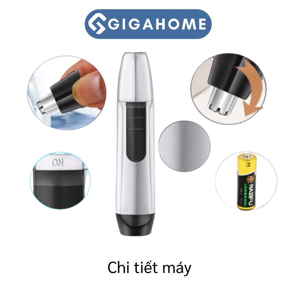 Máy Tỉa Lông Mũi GIGAHOME Thiết Kế An Toàn, Không Gây Đau 4289