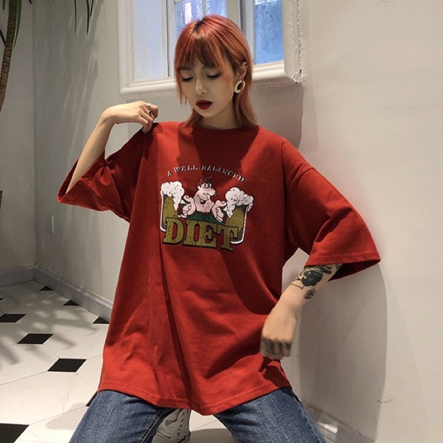 Áo Thun CHỮ DIET Unisex A023 | BigBuy360 - bigbuy360.vn