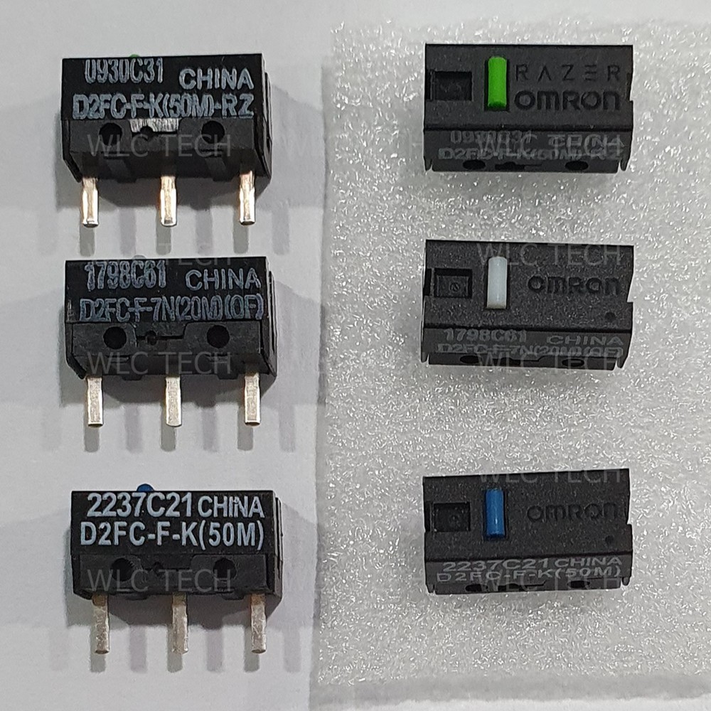 Omron Micro Switch D2FC-F-7N (20M) (OF) D2FC-F-K (50M) D2FC-F-K (50M) -RZ 1 Phụ tùng thay thế chuột