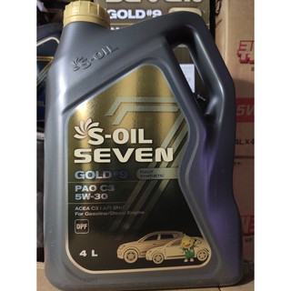 Dầu Nhớt S-OIL GOLD9 PAO C3- SN/CF 5W30