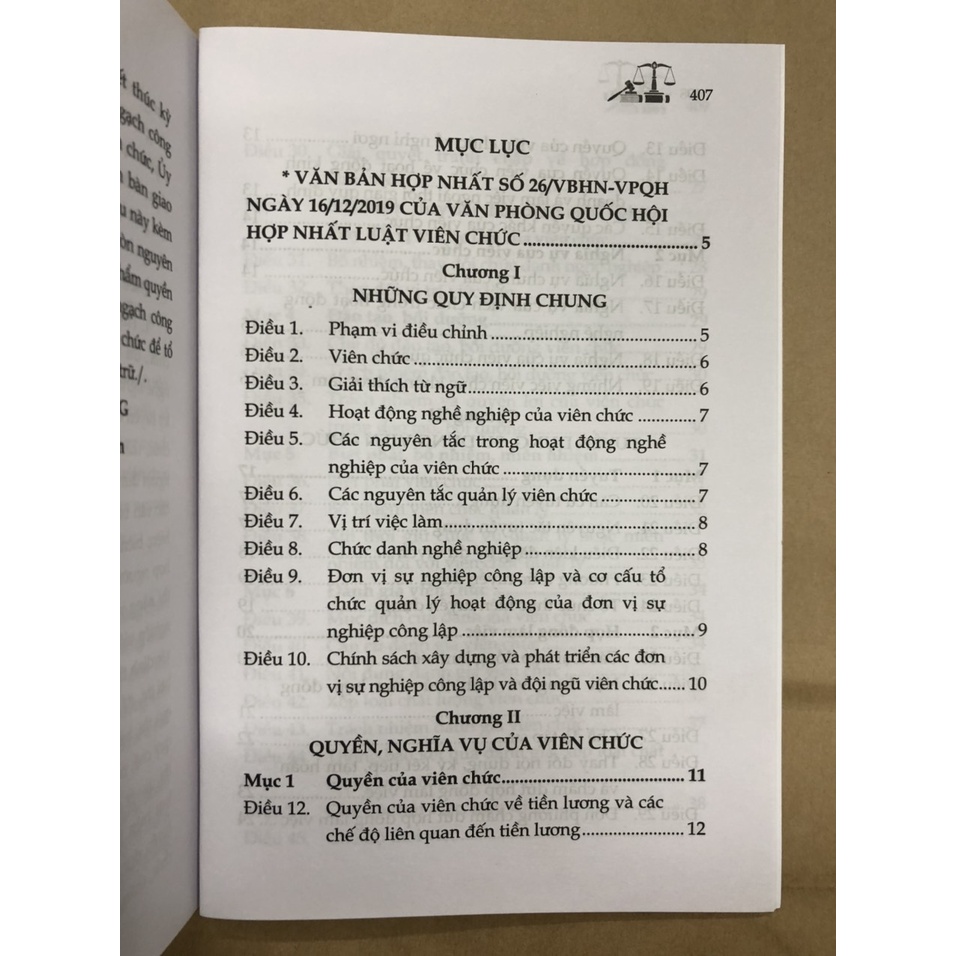 Sách Luật viên chức và văn bản hướng dẫn thi hành