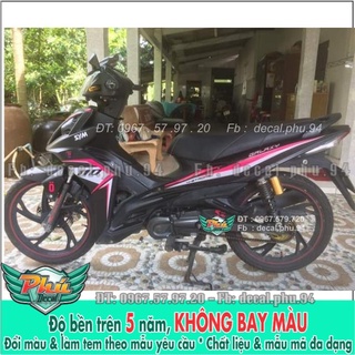 Tem rời xe Galaxy. đen nhám bản kỉ niệm hồng bạc (X) -1