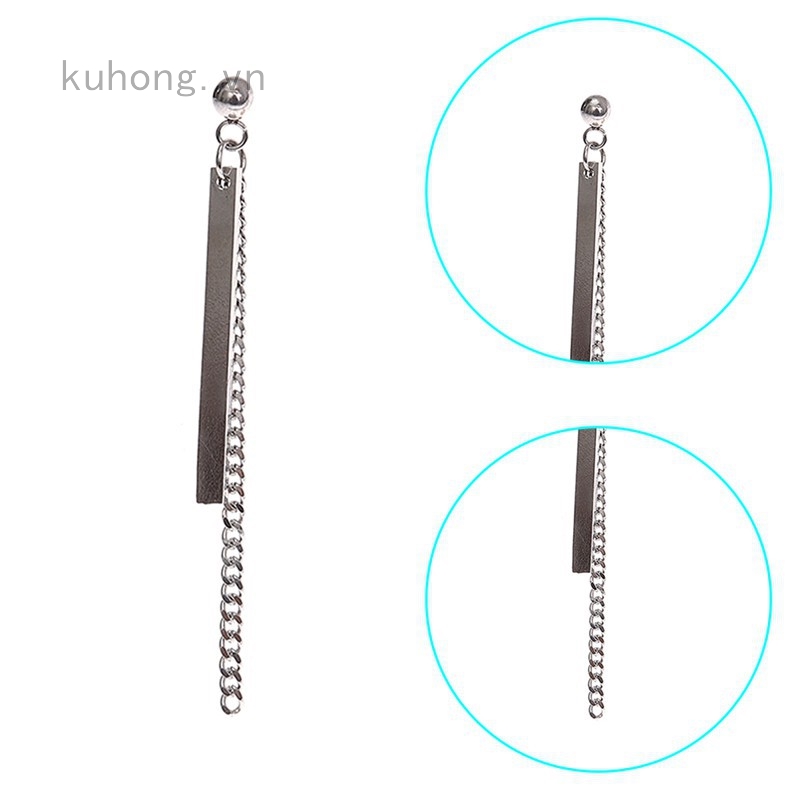 Khuyên tai hợp kim dài 5,7 cm thiết kế độc đáo cá tính