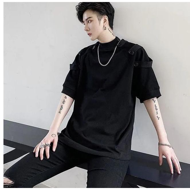 Áo thun Stee nút vai SOSO CVC - Giá sỉ Unisex