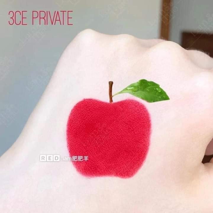 Son 3CE Private màu Đỏ Lạnh