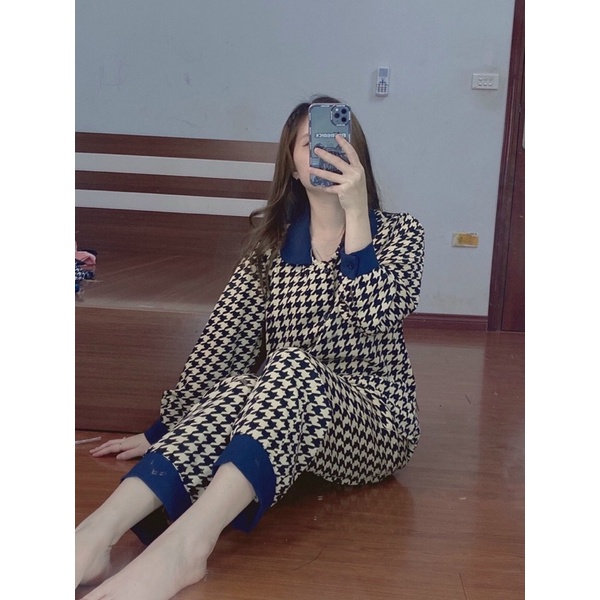 Bộ Đồ pịama  chất mango có ảnh thật và video