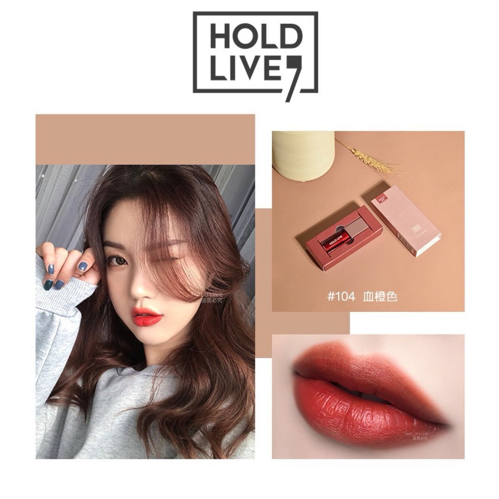 Son kem lì nắp đính đá Hold Live Star-Charm Velvet Matte Lip