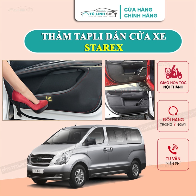 Bộ 4 Thảm Tapli STAREX 2011-2017 dán cánh cửa chống trầy xước xe