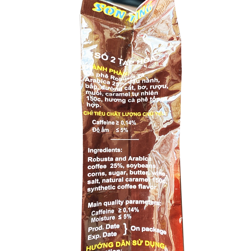 Cà phê pha rang xay pha Phin truyền thống Sơn Tùng - Tạp hóa số 2-  500gr