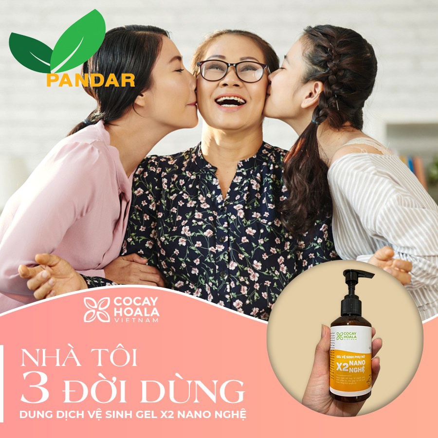 COMBO Dung dịch vệ sinh nam Serenys, 100ml, Dung dịch vệ sinh phụ nữ x2 nano nghệ, 150ml, Cỏ cây hoa lá, PANDAR