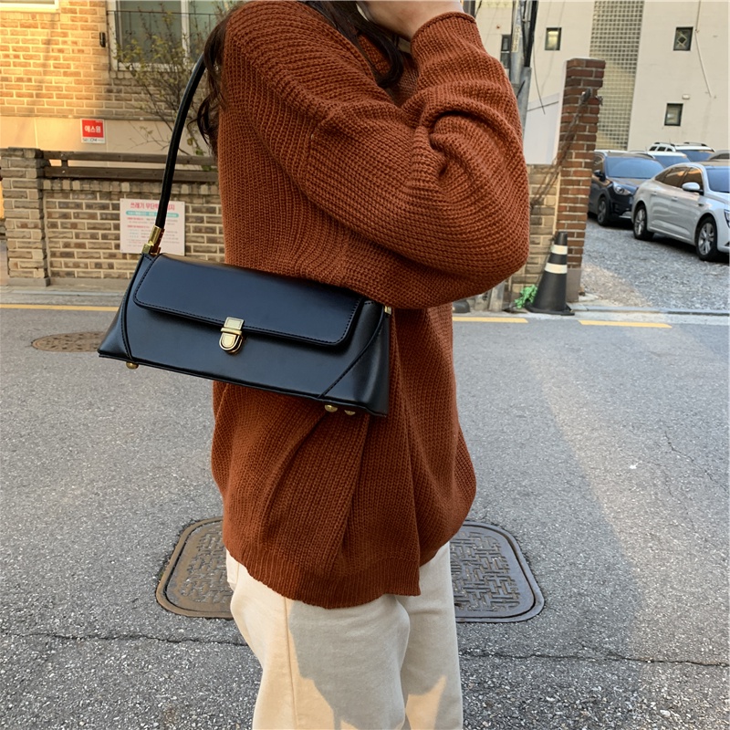 IELGY Túi đeo dưới cánh tay Thời Trang Đơn Giản Dành Cho Nữ