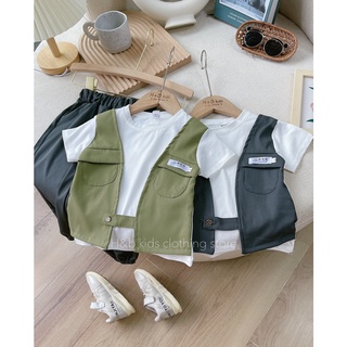 Bộ giả gile basic bé trai