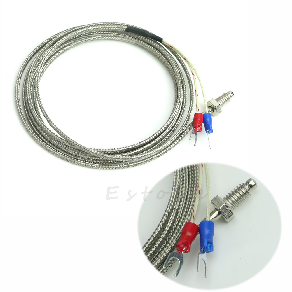 Dây Lò Xo Nối Bộ Cảm Biến Nhiệt Độ Loại K Dài 2m Có Vít M6