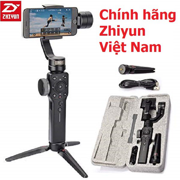 Smooth 4 Chính Hãng Phân phối tại Việt Nam, Tay cầm chống rung BH 12 tháng tại Zhiyun Việt Nam