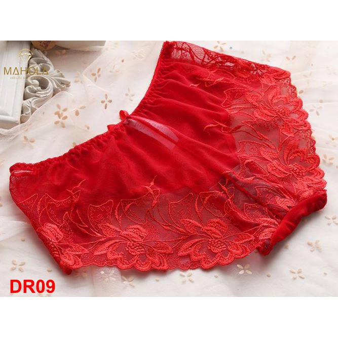 Quần lót ren thêu hoa gợi cảm_Mahola_ ĐR09