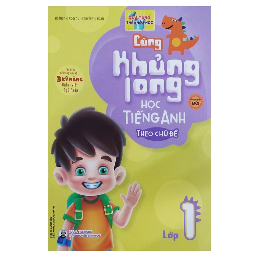 Sách - Cùng khủng long học tiếng anh lớp 1