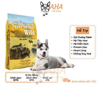 Thức Ăn Cho Chó Husky Taste Of The Wild Bao 500g Hỗ Trợ Xương Cơ Khớp -  High Praire Bò Rừng, Nai, Trái Cây Rau Củ Quả
