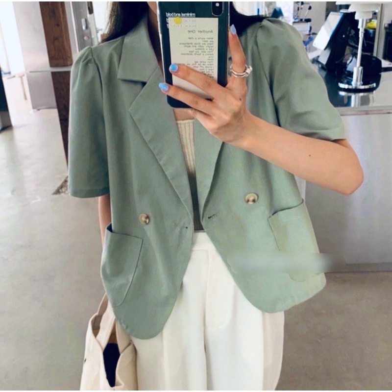 Blazer cộc tay 4 màu