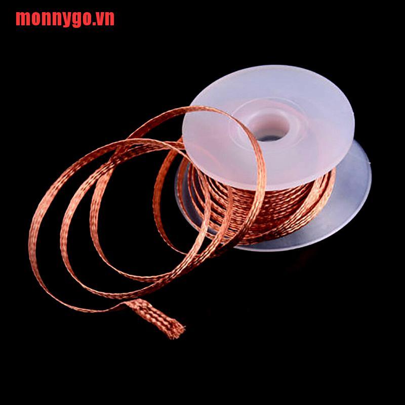 [monnygo]1PC 3.0mm 1.5M 3.0M Desoldering Braid Solder Remover Wick Wire Rep