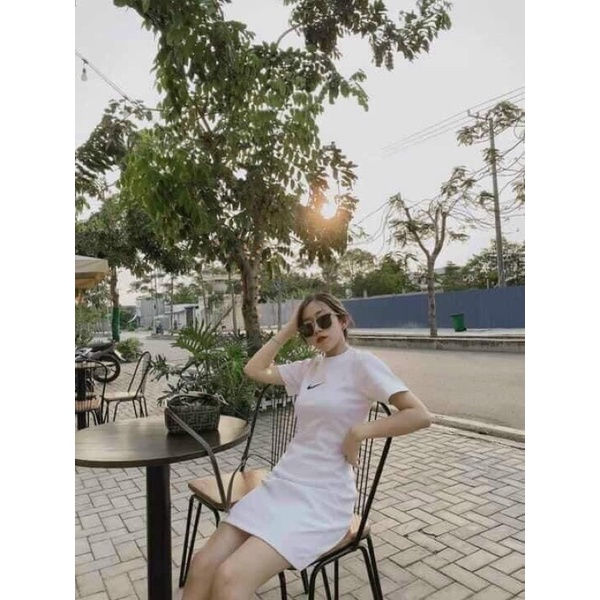 Đầm thun body ni.ke 2 màu
