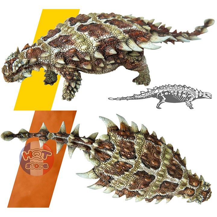 Mô hình khủng long Pinacosaurus Bart PNSO 37 2021 tỉ lệ 1/35 chính hãng