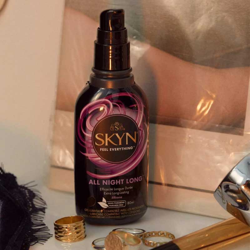 Gel bôi trơn Lifestyle Skyn All Night Long gốc Silicone 80ml - Hàng cao cấp nhập Mỹ