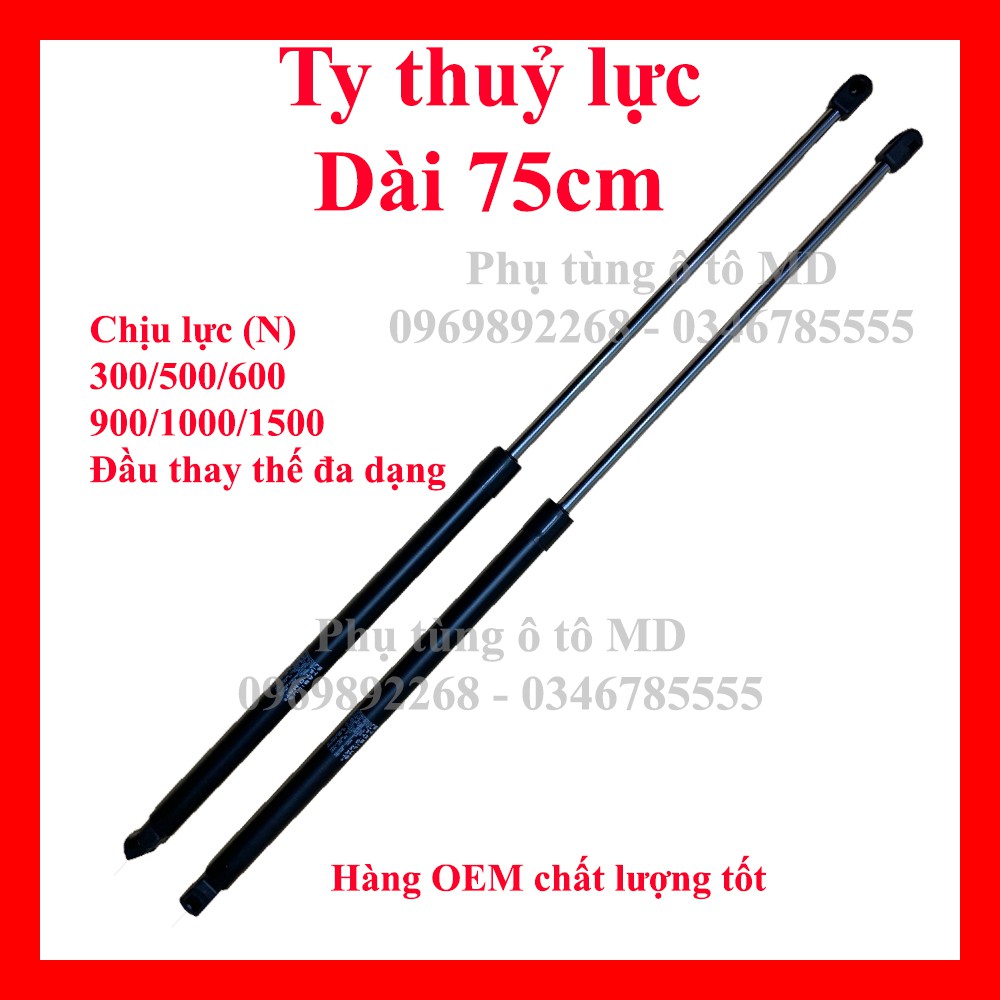 [Dài 75cm]Ty Thủy Lực Chống Cốp , Nắp Capo , Chống Cánh Cửa và dùng cho các loại máy công trình. Hàng chất lượng tốt.