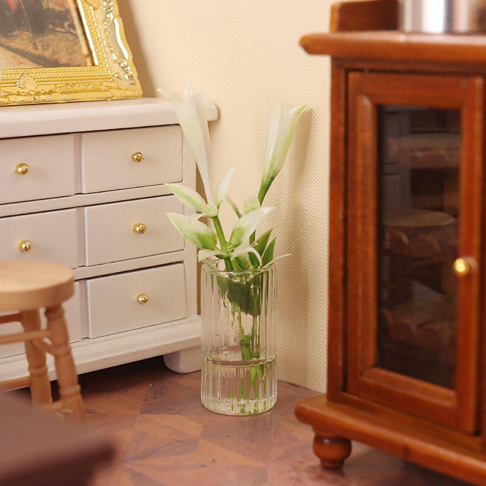 Giỏ Hoa Mini Tỉ Lệ 1: 12 Dùng Trang Trí Tiểu Cảnh / Nhà Búp Bê