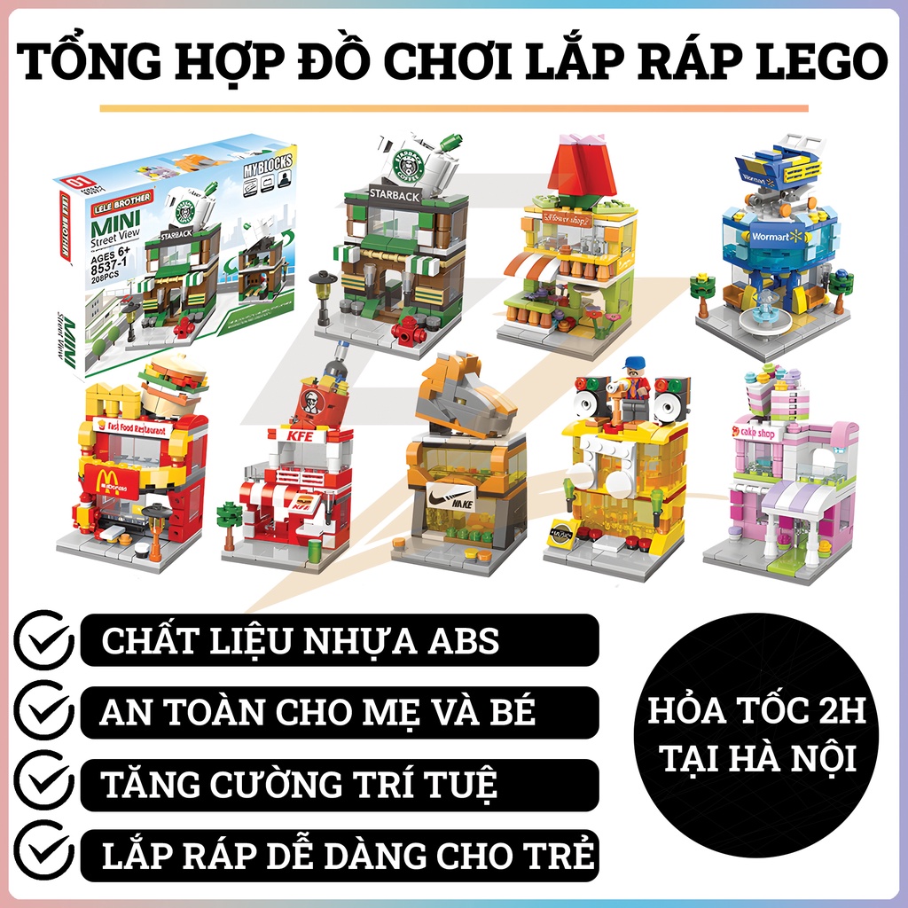 Bộ Đồ Chơi Mô Hình Lắp Ráp Tạo Hình Cửa Hàng Cho Mẹ Và Bé | Ezpc