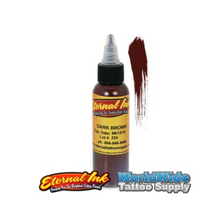 Mực xăm Eternal Tattoo Ink Dark Brown 30ml