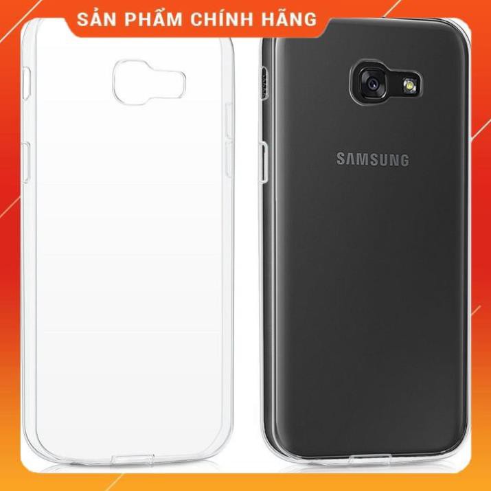 Ốp lưng silicon dẻo trong suốt cho Samsung Galaxy A5 2017 mỏng 0.6mm chính hãng Ultra Thin