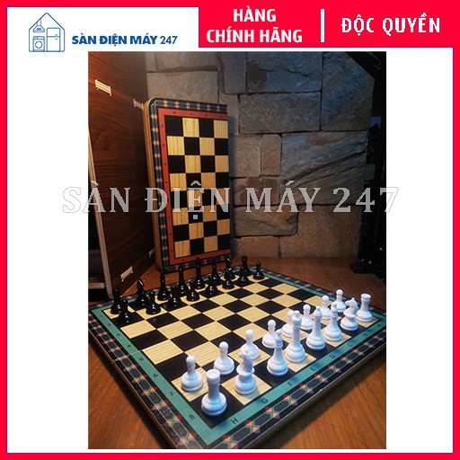 [FREESHIP] Bộ cờ vua V Square Chess (Bàn cờ gấp) URRA TOYS - Hàng thủ công 100%, Made in Vietnam