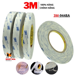 Băng keo 2 mặt chịu nhiệt 3m-mỹ 9448a , băng dính siêu dính