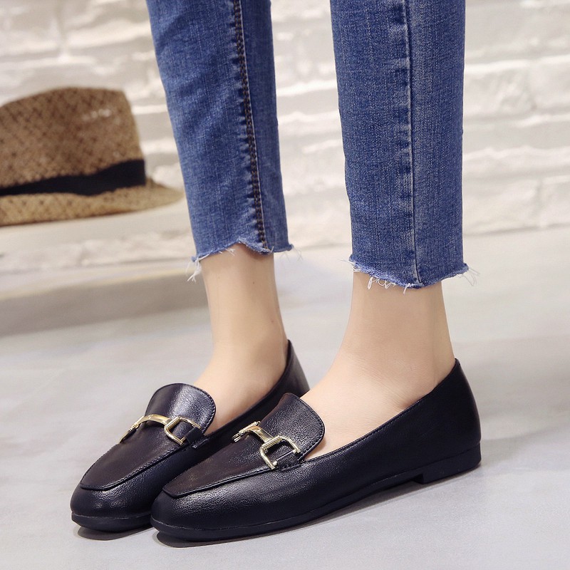 IELGY Giày lười nữ mũi vuông | BigBuy360 - bigbuy360.vn