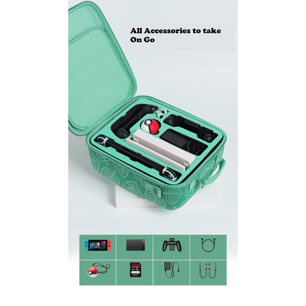 Hộp đựng bảo vệ LAMMCOU thiết kế di động/ mang đi du lịch thích hợp cho Nintendo Switch &amp; Switch Lite