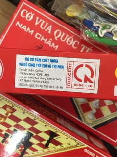 Bộ cờ vua nam châm cỡ lớn