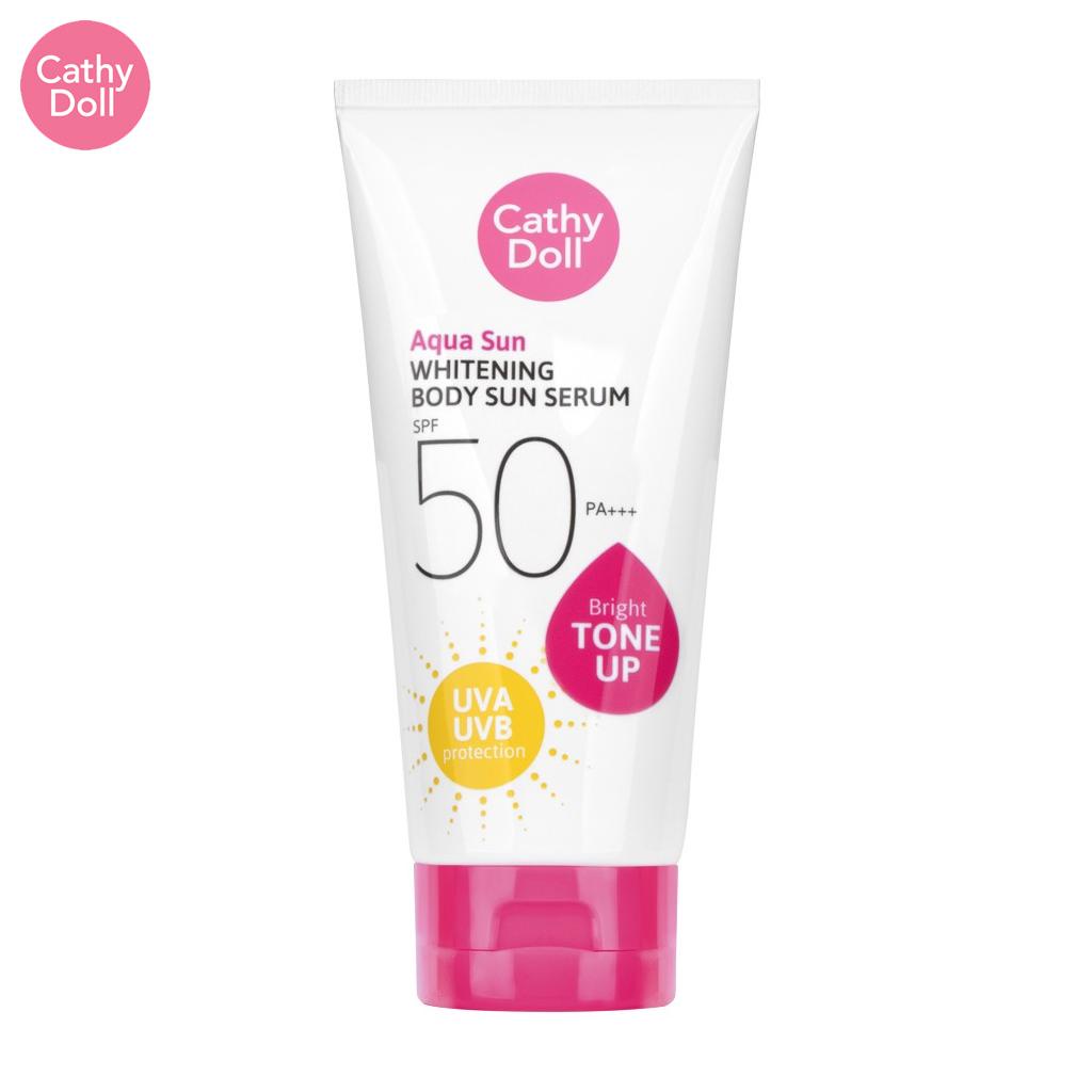 [Thailand] Kem Chống Nắng Cathy Doll Làm Trắng Da Aqua Sun Whitening Body Sun Serum 50ml