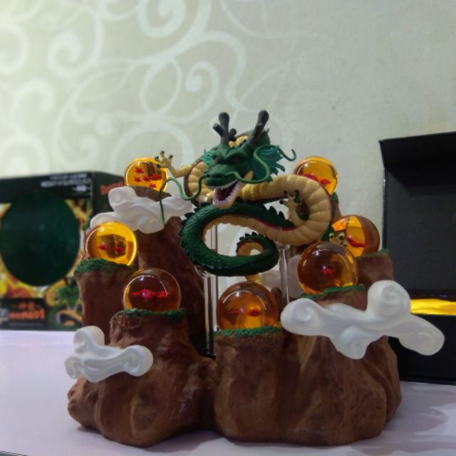 Bộ mô hình Shenlong gồm Rồng, ngọc, núi - mô hình Dragon Ball