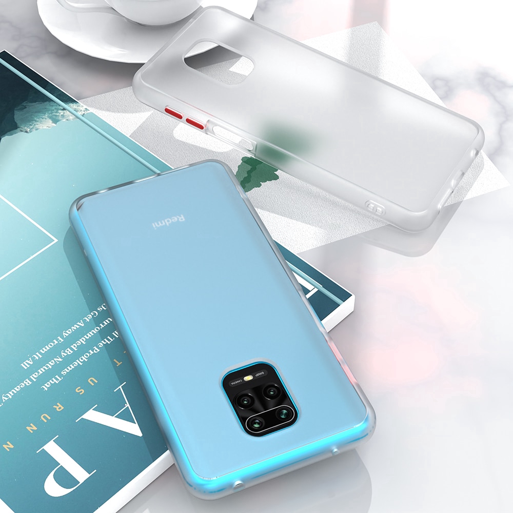 Ốp điện thoại silicon nhám chống sốc chống bám vân tay cho Xiaomi Redmi Note 9 Pro MAX 9S