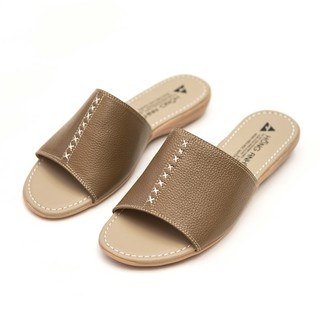 DÉP LÊ QUAI NGANG DA NỮ HỒNG ANH THỜI TRANG (NÂU RÊU + VÀNG BÒ)