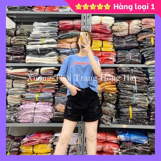 ✅🎯 Ảnh thật 100% 🎯 QUẦN SHORT JEAN NỮ ☘️ quần sooc bò đen ống rộng
