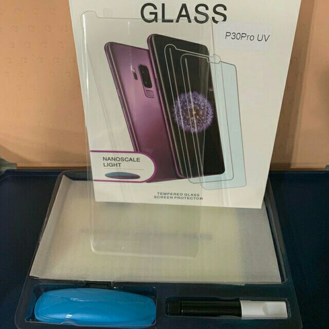 Kính cường lực full keo uv cho Huawei p30 pro
