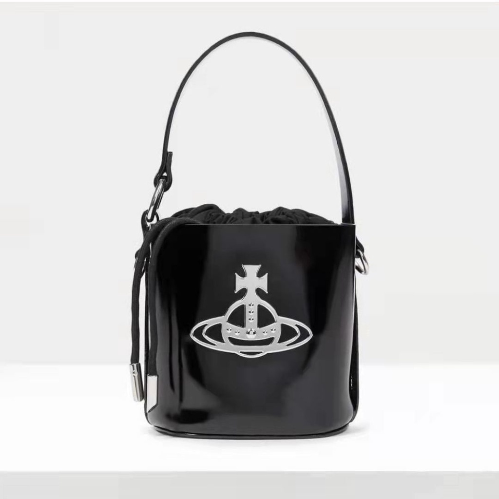 ✽▧☄Túi Đeo Chéo Vai Da Bóng Mini Phong Cách westwood Queen 2022 Thời Trang Cao Cấp