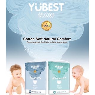 Bỉm YUBEST GOLD nội địa Trung bản cao cấp dán/quần đủ size S90/M84/L78/XL72/XXL66