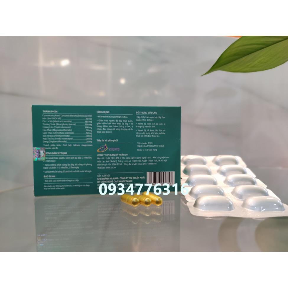 Gastosic ngăn ngừa trào ngược dạ dày biến chứng tái phát hộp 3 vỉ x10 viên nang mềm