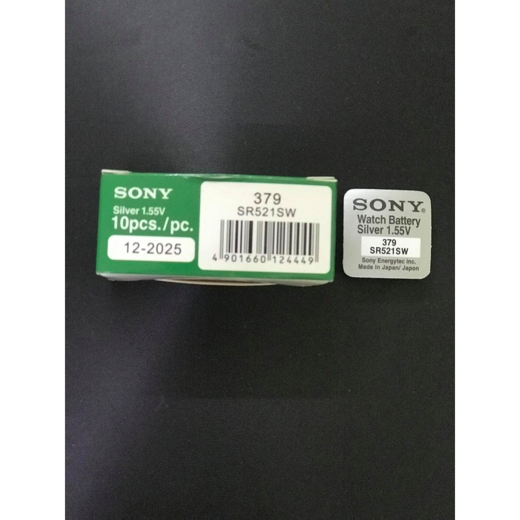 Viên pin đồng hồ Sony 521 chuyên thay pin đồng hồ đeo tay, điều khiển các loại - SR521SW - 379 vỉ 1 viên