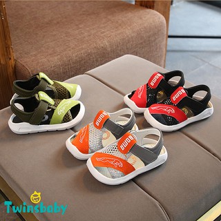 Giày Sandal quai dán đế mềm cho bé trai