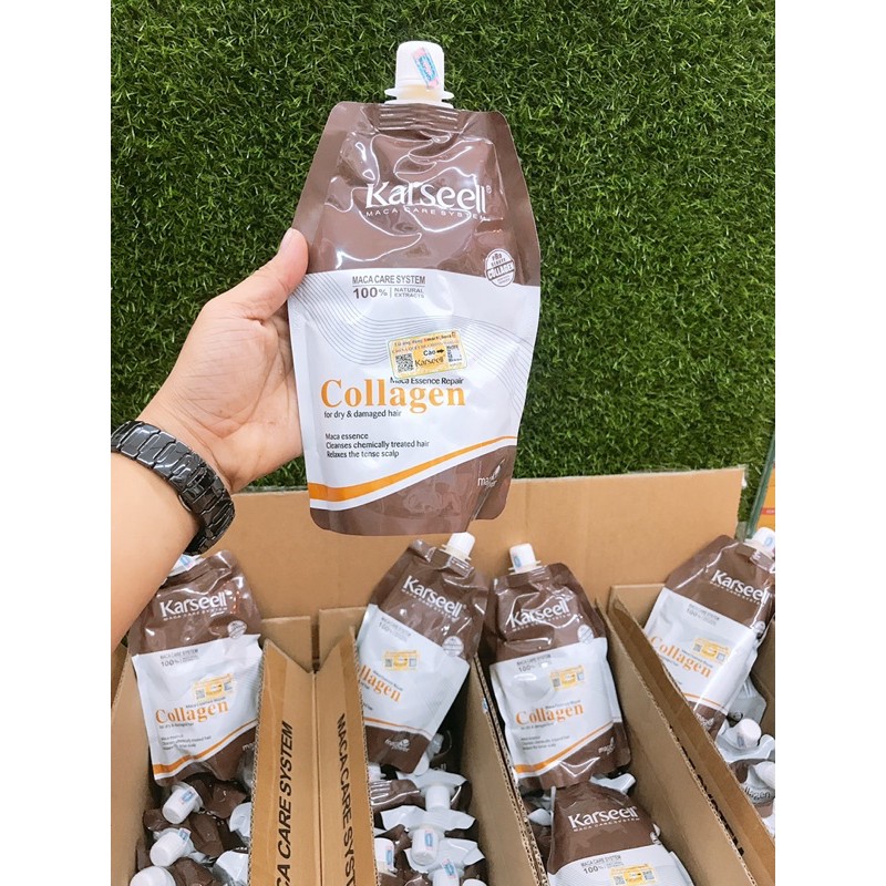 ✅ Ủ TÓC COLLAGEN - KEM Ủ TÓC PHỤC HỒI COLLAGEN KARSEELL 500ML CHÍNH HÃNG - HƯƠNG THƠM NƯỚC HOA